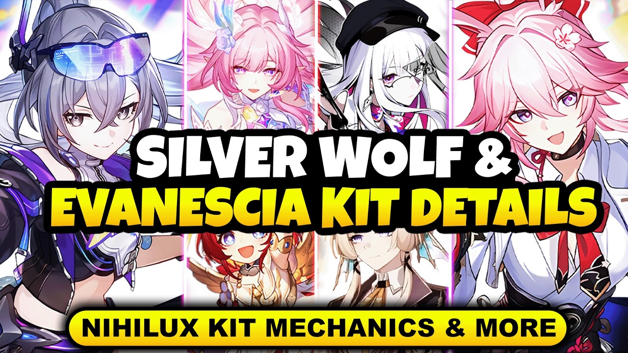 NEW UPDATE! SILVER WOLF SP & EVANESCIA NEW KIT DETAILS | NIHILUX KIT INFO & MORE - Honkai Star Rail
