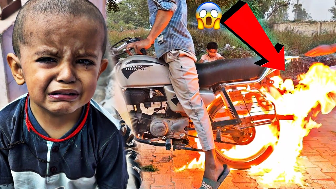 Bike Me Aag Lga Dei😱 Vihu Nai Manaa💔