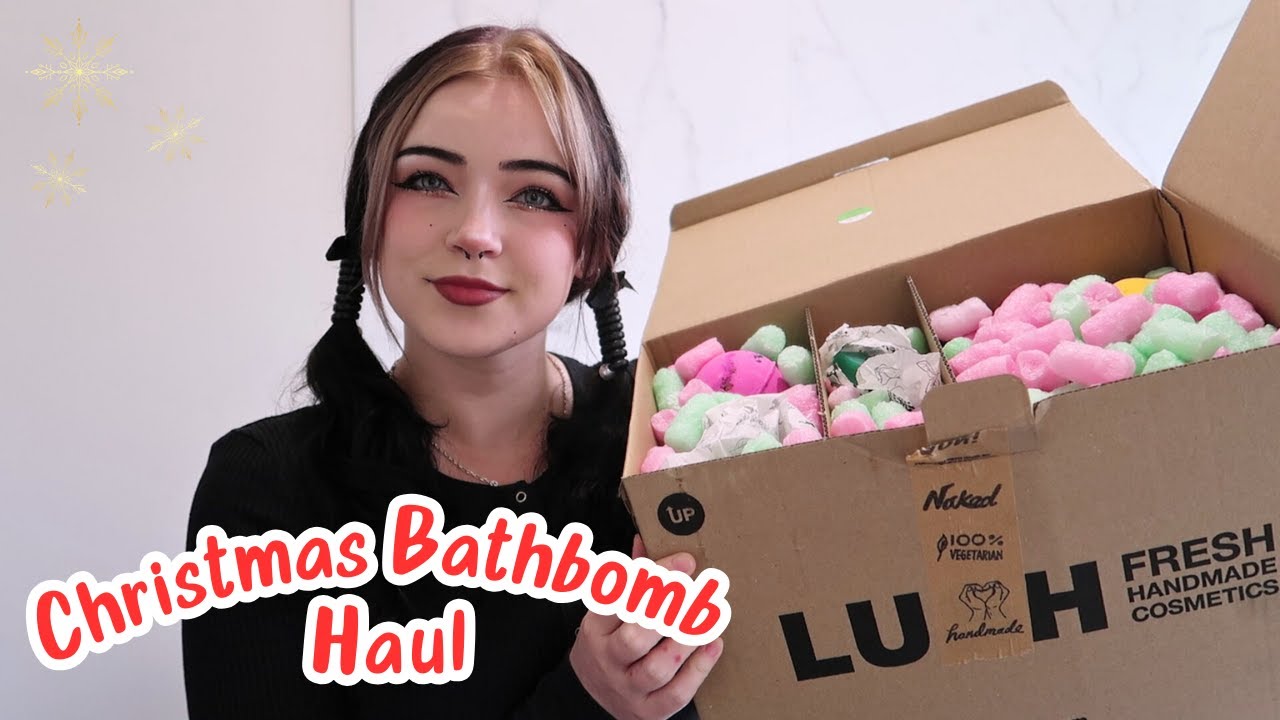 Massive Lush Christmas BathBomb Haul