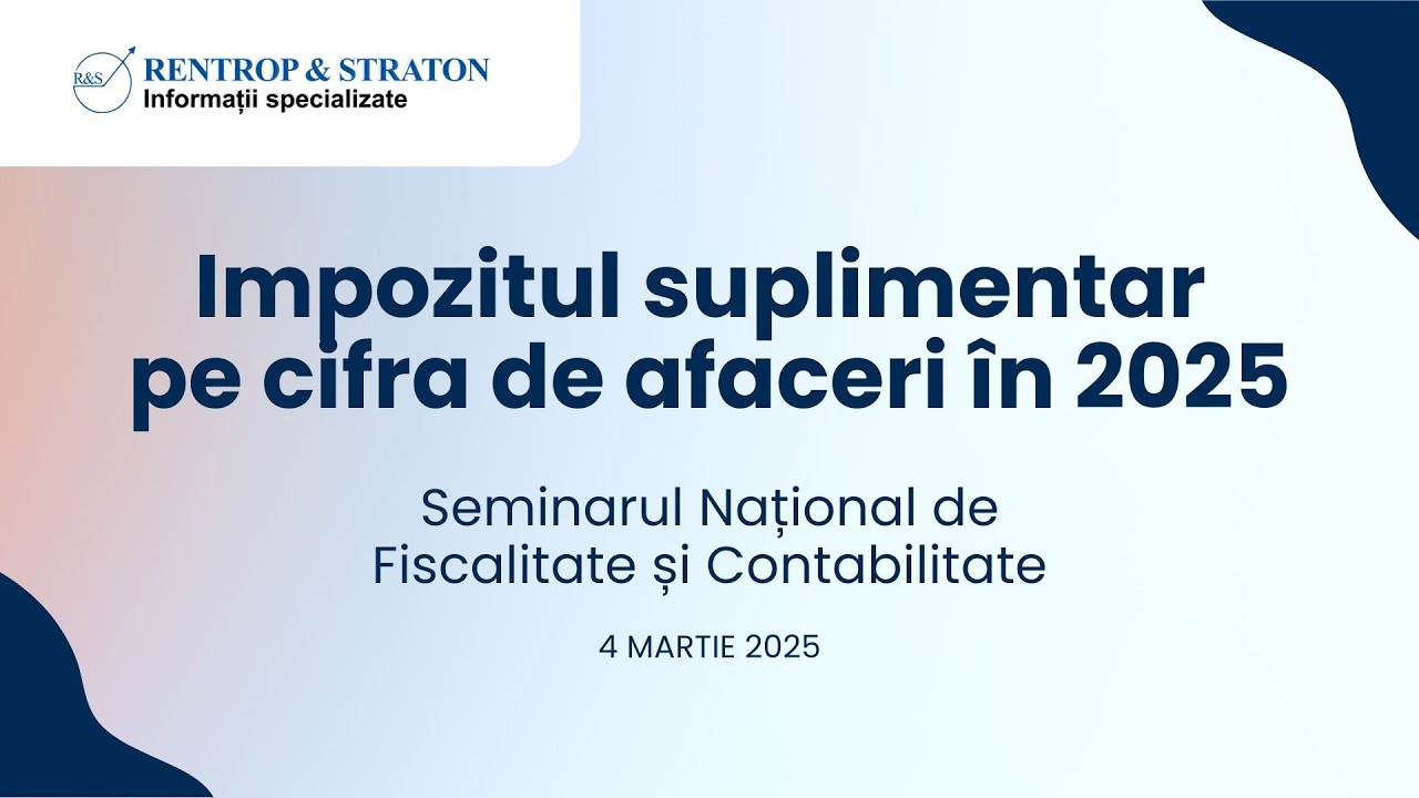 ICAS: Impozitul suplimentar pe cifra de afaceri în 2025