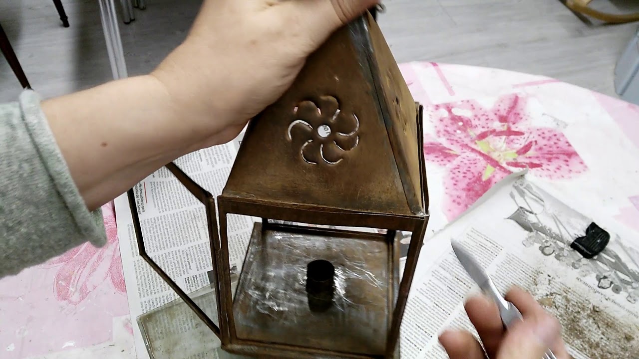 Restauración candelabro / Tratamiento del metal