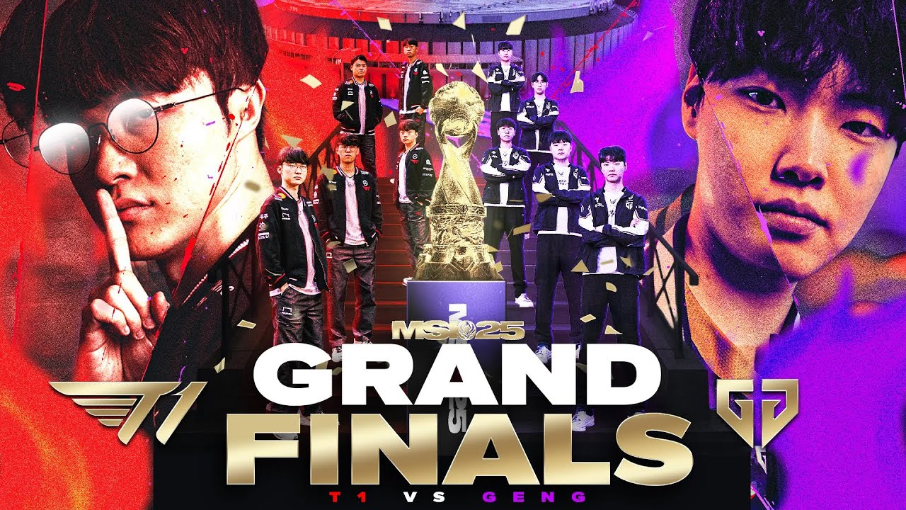 MSI 2025 GRAND FINALS - T1 VS GENG