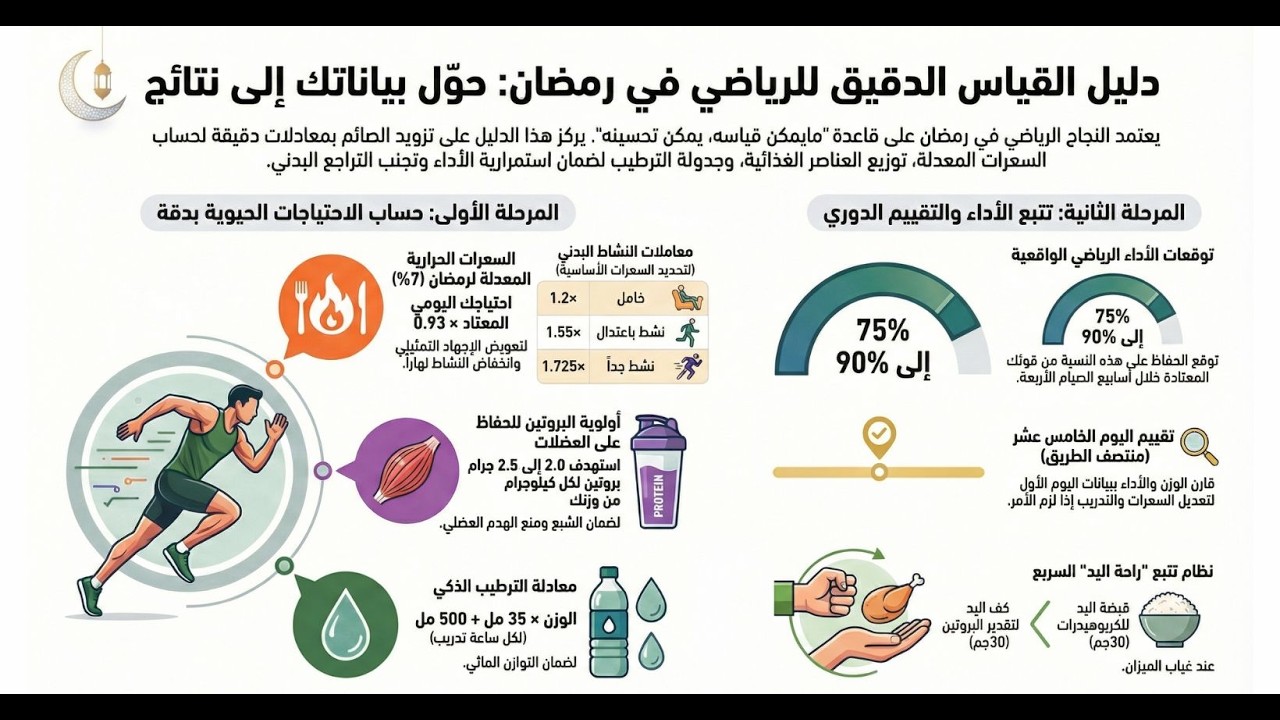 تتبع رياضة رمضان: ما لا يقاس لا يمكن أن يتقدم 14/16