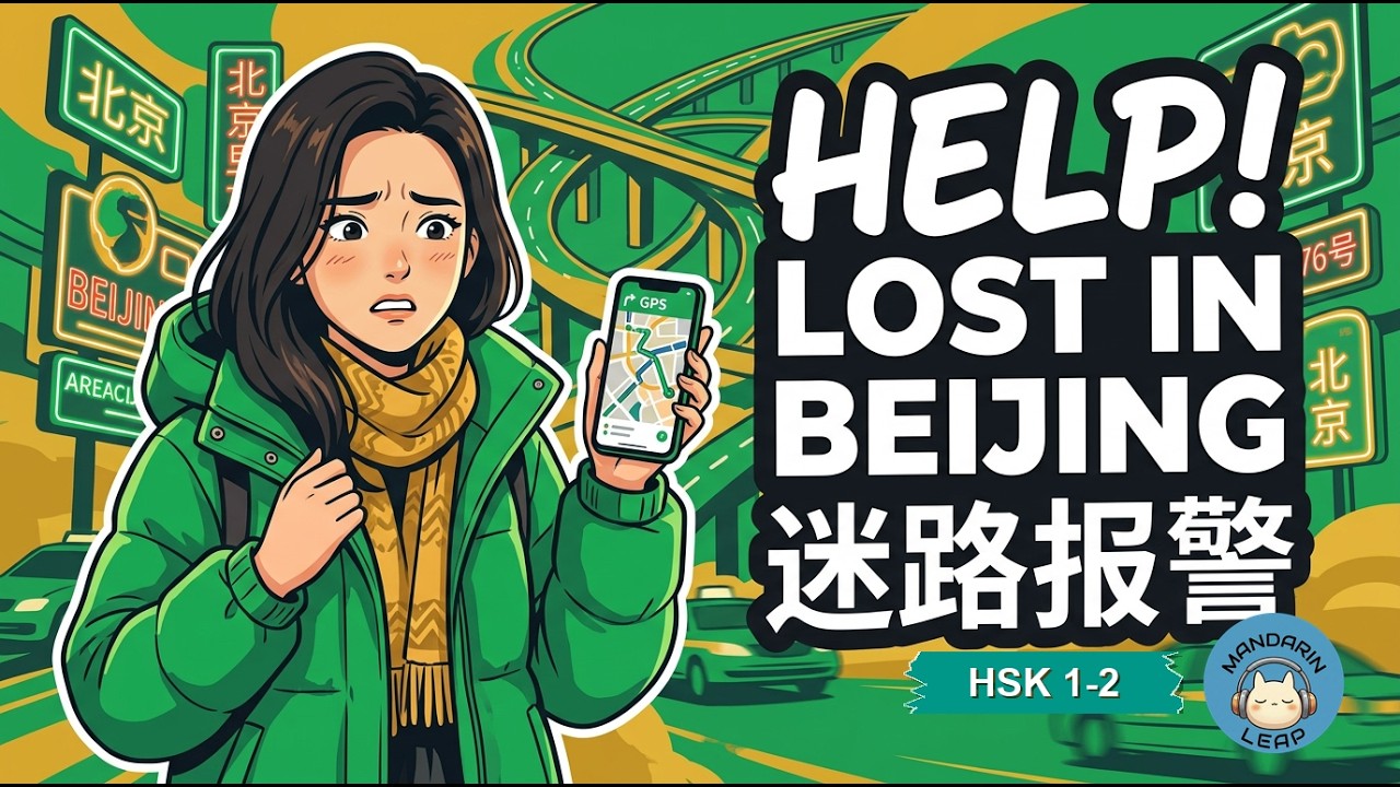How to Give Directions in Chinese | Easy Chinese Conversation Podcast | HSK 1-2