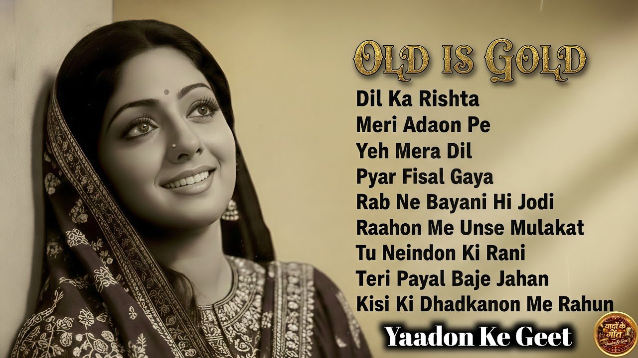 Retro Bollywood Love Songs 💙 Female Version | Old Is Gold Hindi Songs | AI Generated 60s-70s Style