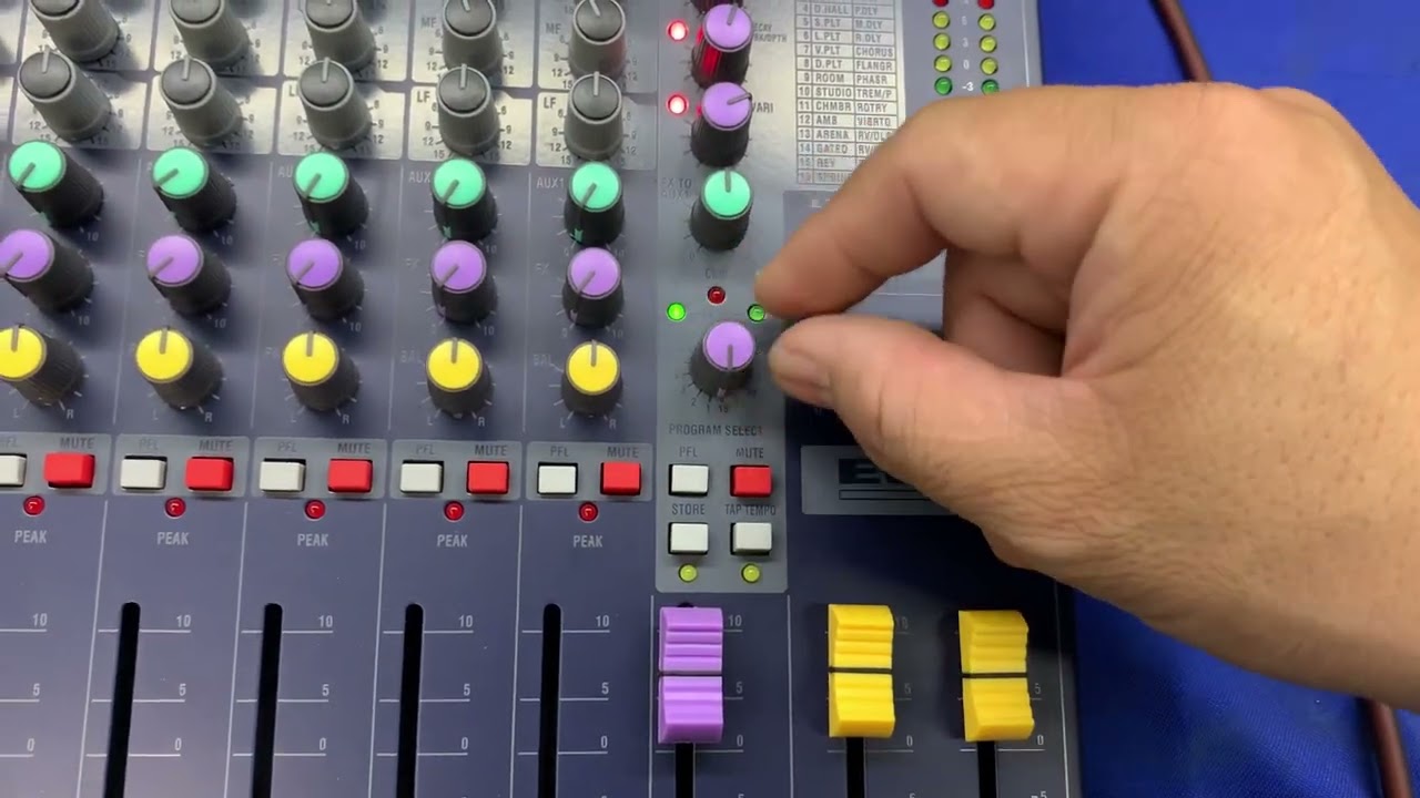 Hướng dẫn chỉnh bàn Mixer Soundcraft EFX 8. HCMLIKE AUDIO. 0937031686
