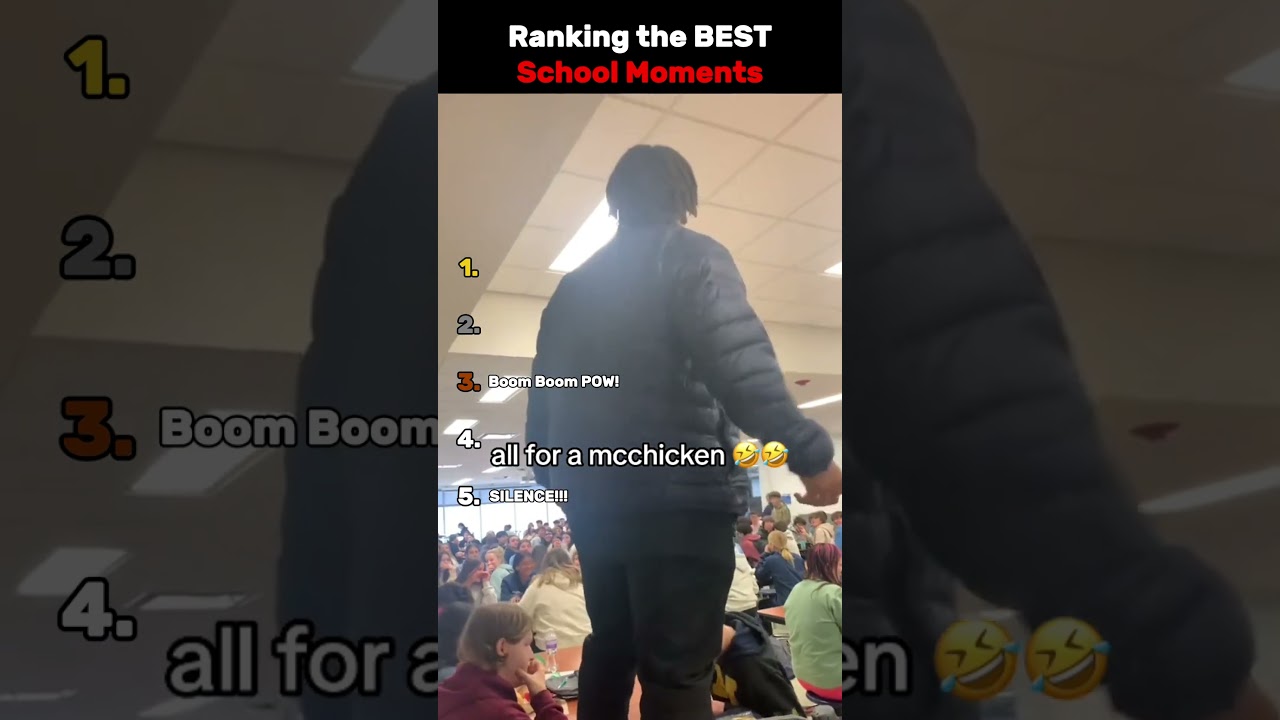 Ranking the BEST School Moments