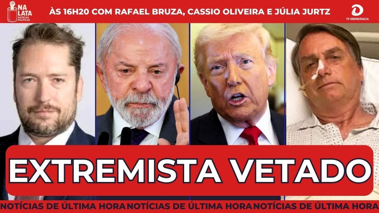 Lula cancela visto de assessor de Trump. STF mantém Vorcaro preso. Bolsonaro na UTI. E+ | Na Lata