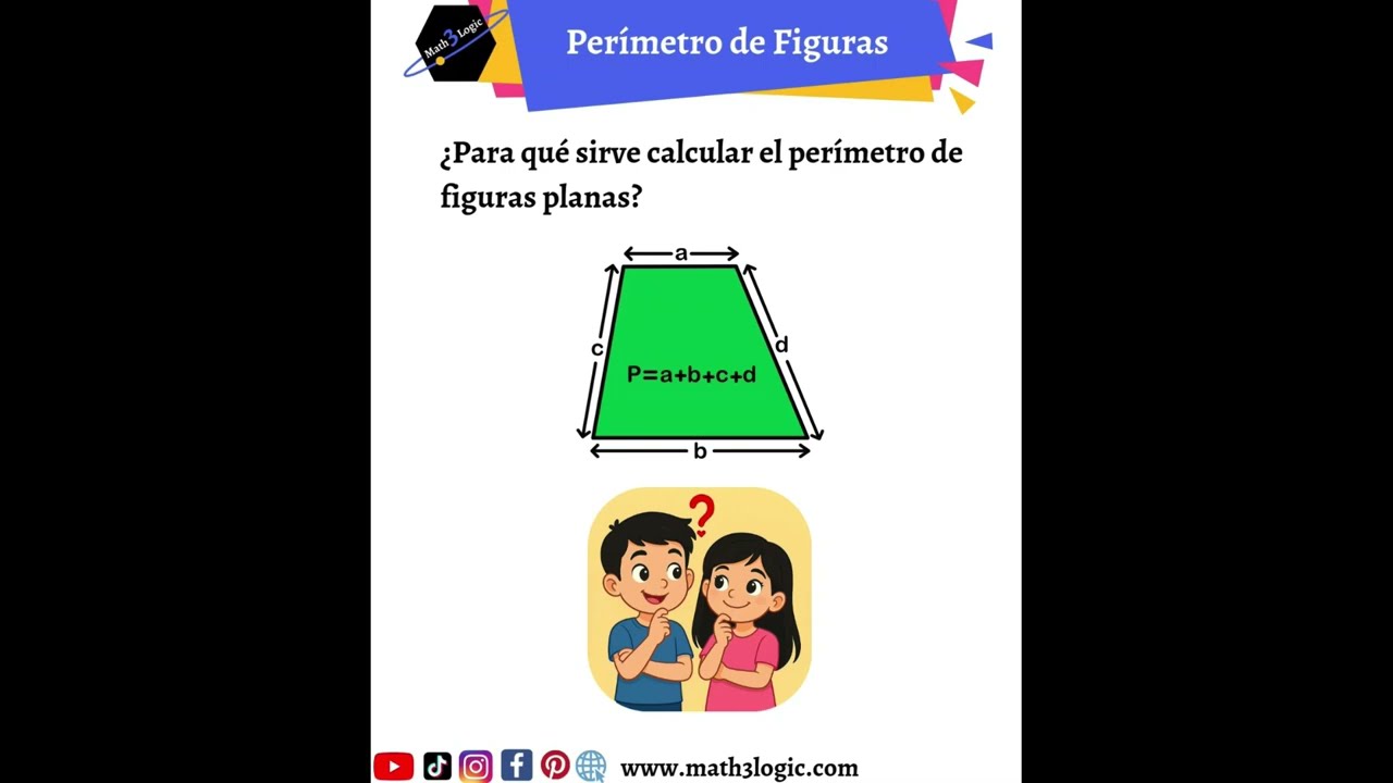 🤔¿Para qué sirven el PERÍMETRO DE FIGURAS PLANAS? #math3logic