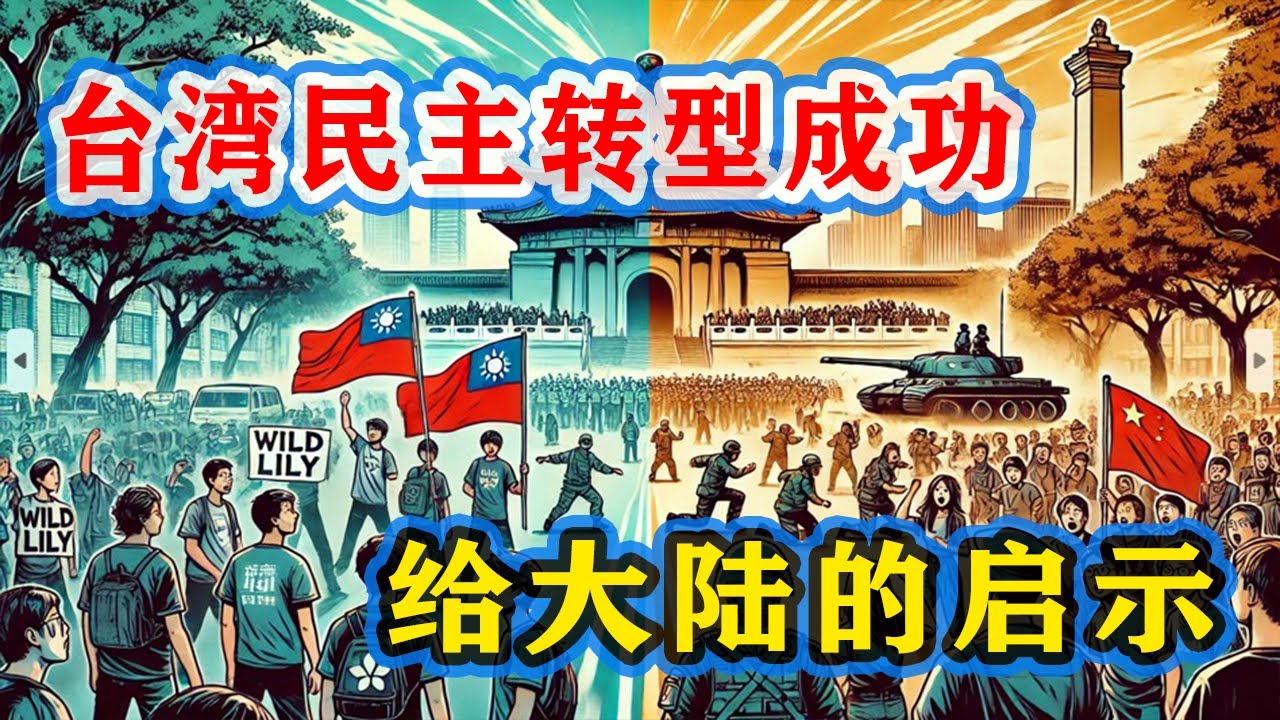 【增修重制版01】台湾民主转型成功给大陆的启示？中国大陆什么时候才能实现民主？实现民主的一个关键群体，以及一个巨大障碍？