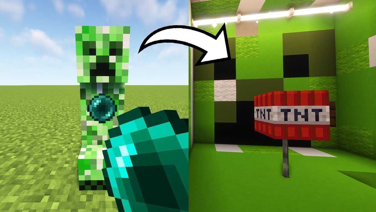 ¿Qué hay DENTRO de UN CREEPER en MINECRAFT?