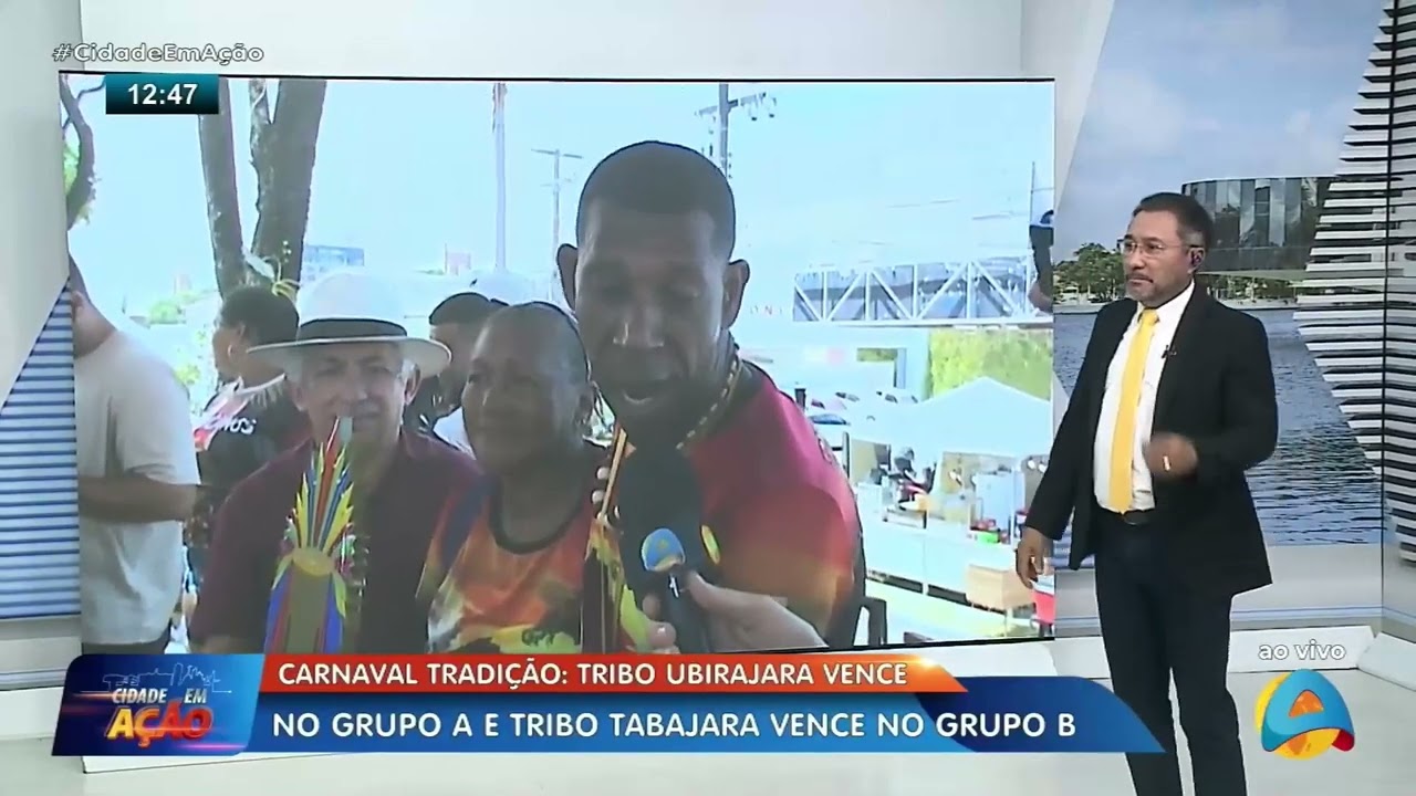 Cidade em Ação - Tribo Ubirajara vence no grupo A e tribo Tabajara vence no grupo B