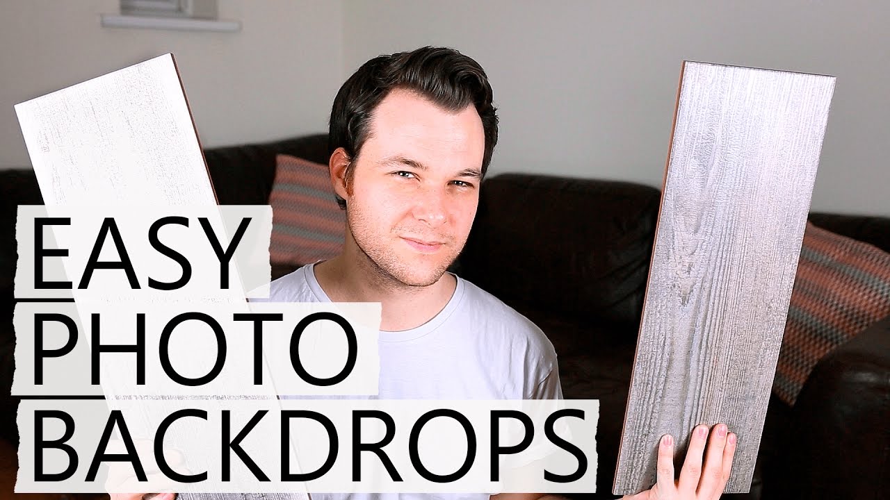 Easy & Cheap Photography Backdrops!
