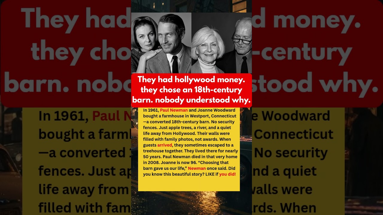 They had hollywood money. they chose an 18th-century barn. nobody understood why.