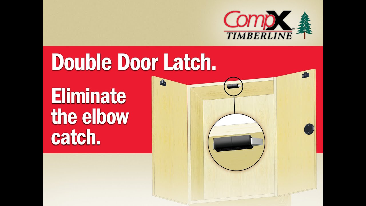 (new) CompX Timberline: Double Door Latch. Eliminate the Elbow Catch!