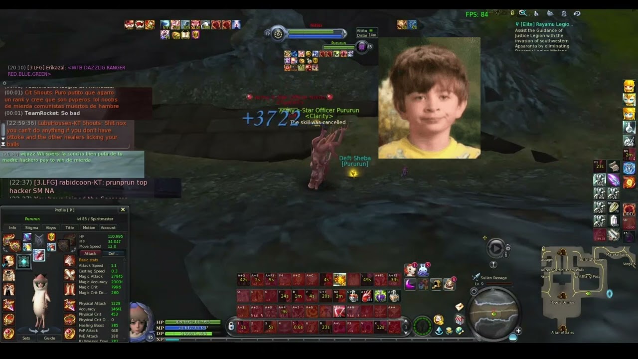 Aion NA 8.2 Sm PvP | vs Paragon Chanter (Laughing)