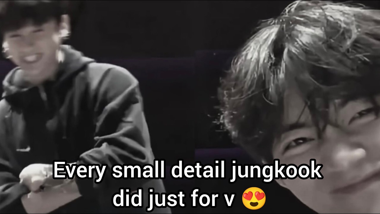 Fans notice jungkook’s most meaningful gestures for taehyung