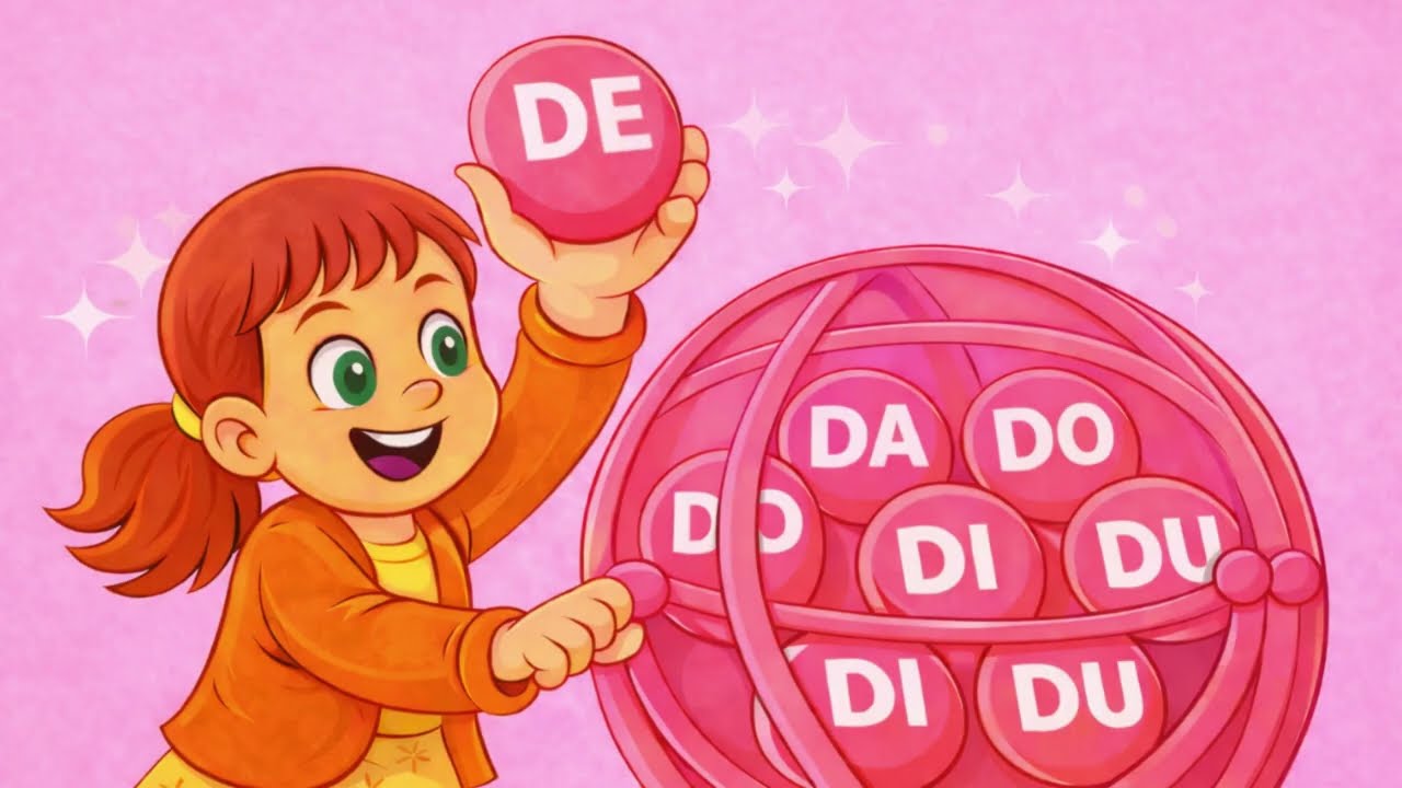 Vamos aprender as sílabas – Aprendendo Brincando – Sílaba DE