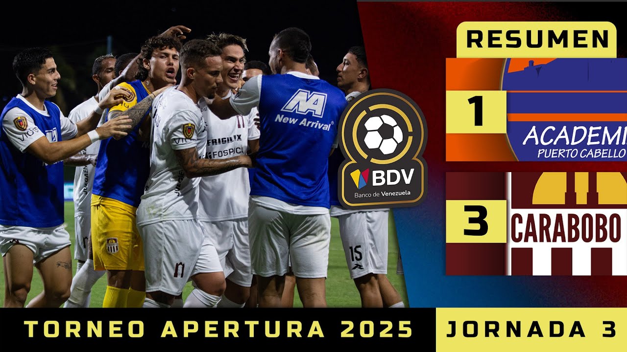 Carabobo ganó el derbi en La Bombonerita | RESUMEN | LigaBancoDeVenezuela | Puerto Cabello -Carabobo