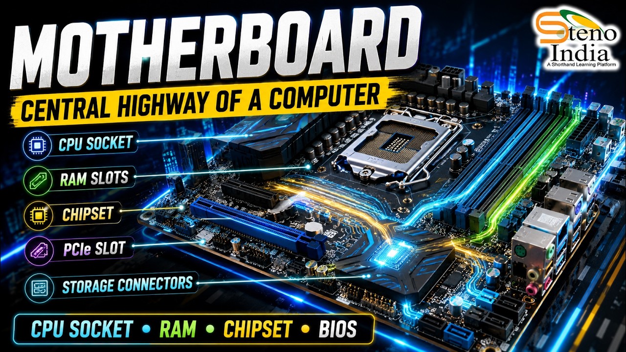 Motherboard क्या करता है? Computer का Central Highway | Chipset, BIOS, Slots आसान भाषा में