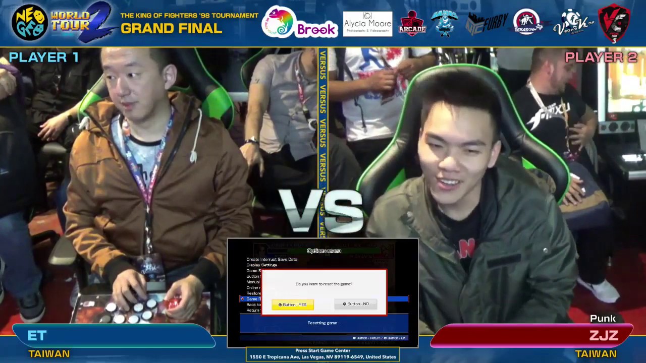 ET vs ZJZ (曾家鎮) - KOF '98 Neo Geo World Tour Season 2 Las Vegas Stop Grand Final