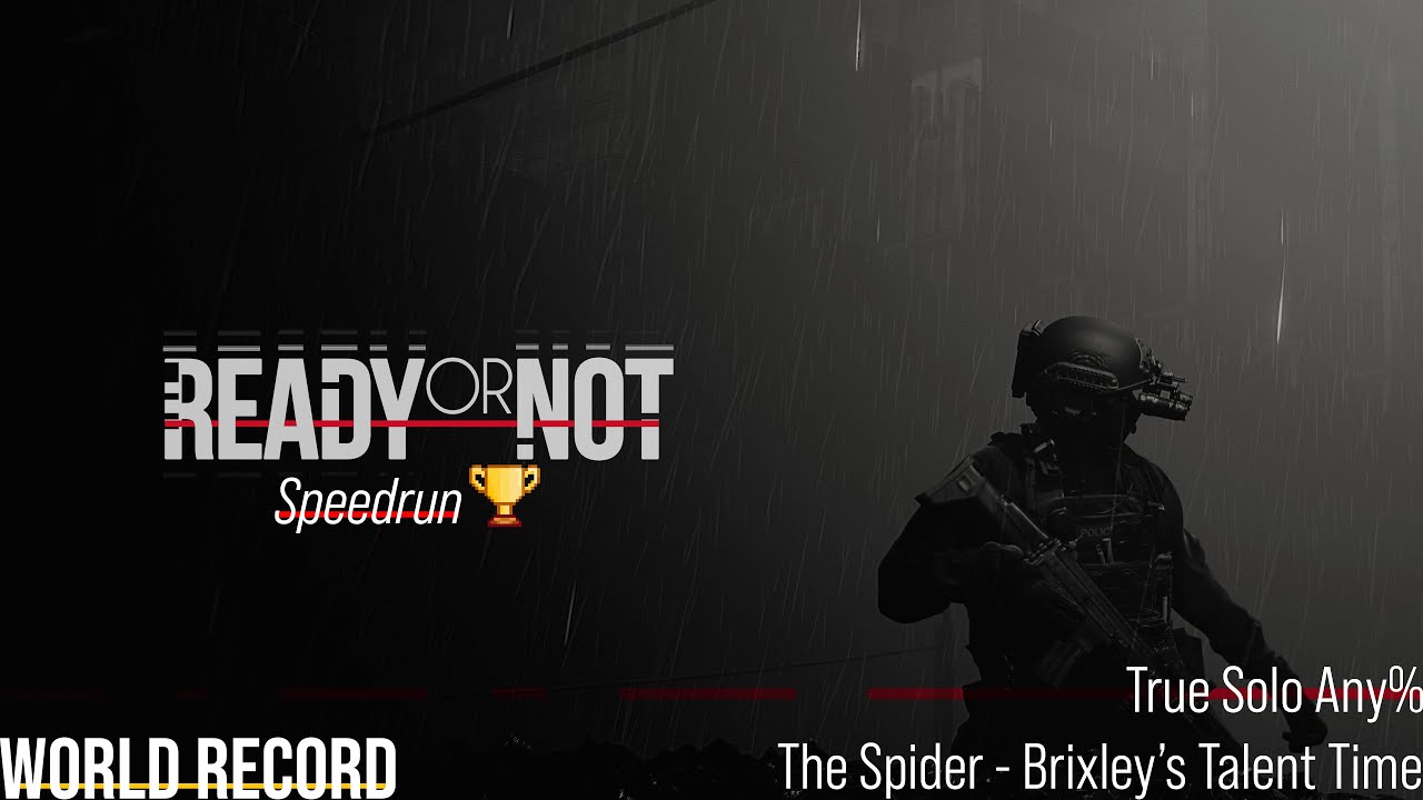 [Ready or Not] The Spider True Solo Speedrun (World Record)