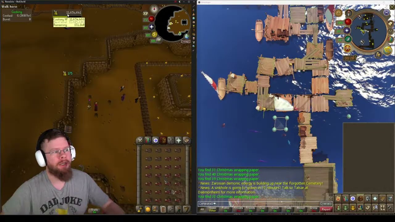 Runescape grind to finally get 99 cooking!