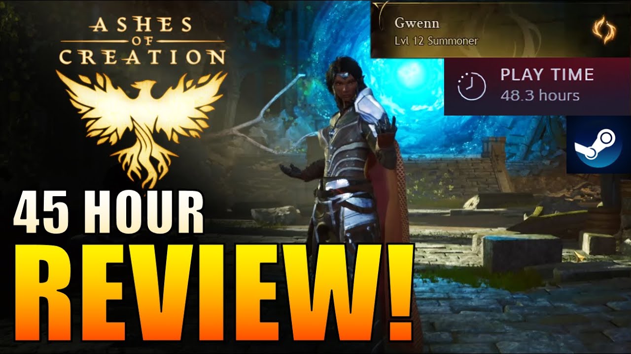 Ashes of Creation is Surprising! - 45 Hour Review on Early Access Game - Summoner Class in Anvils