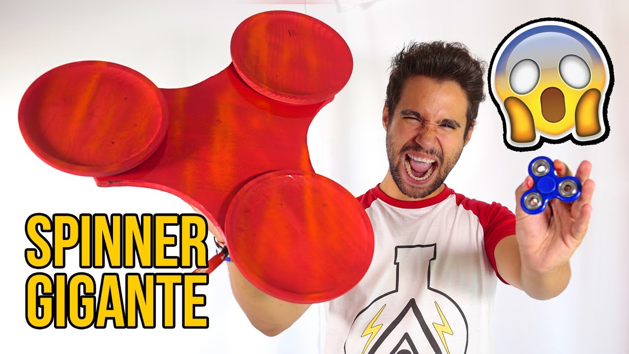 Cómo hacer un FIDGET SPINNER GIGANTE