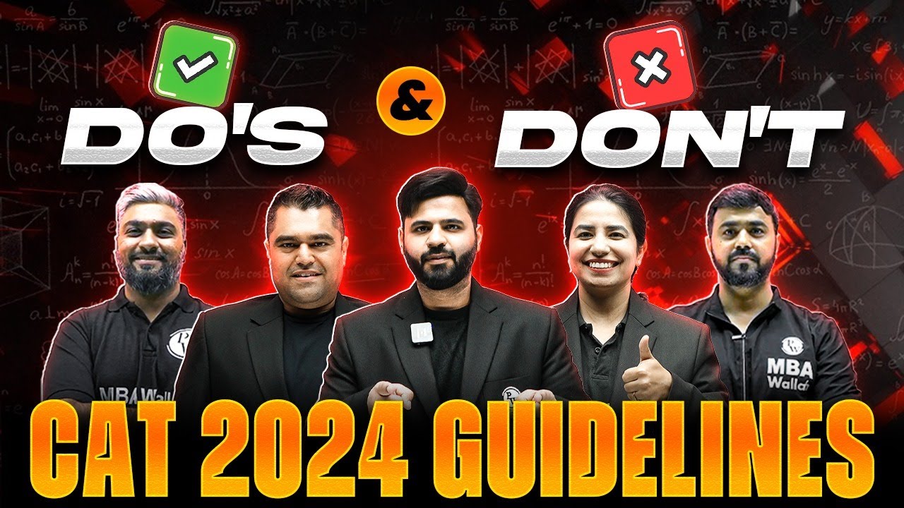 Avoid These Common CAT 2024 Mistakes | CAT 2024 Guidelines