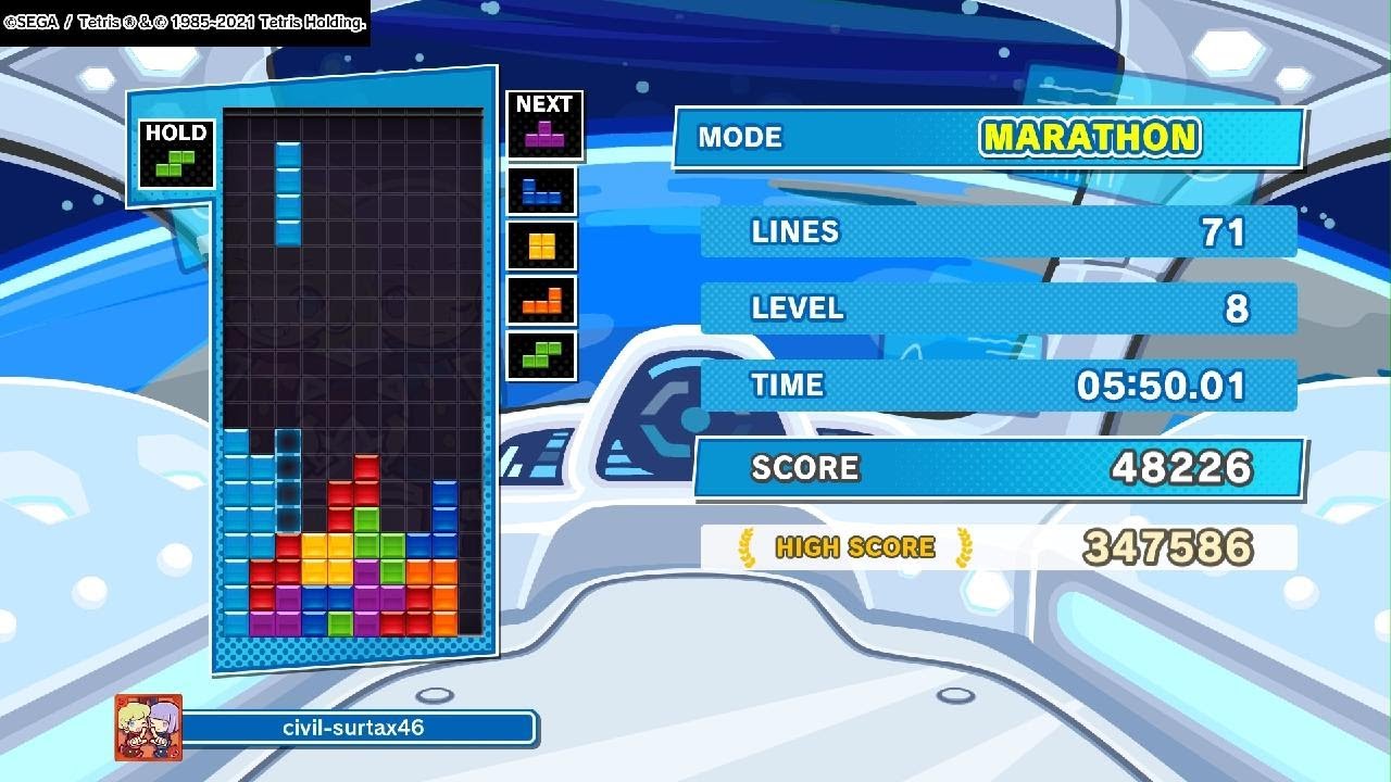 ぷよぷよテトリス２　プレイ