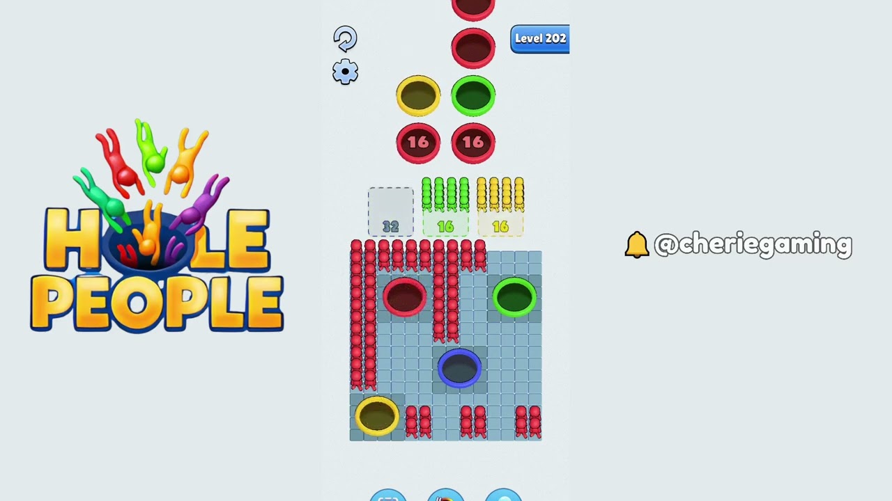 Hole People Level 202 Solution Walkthrough