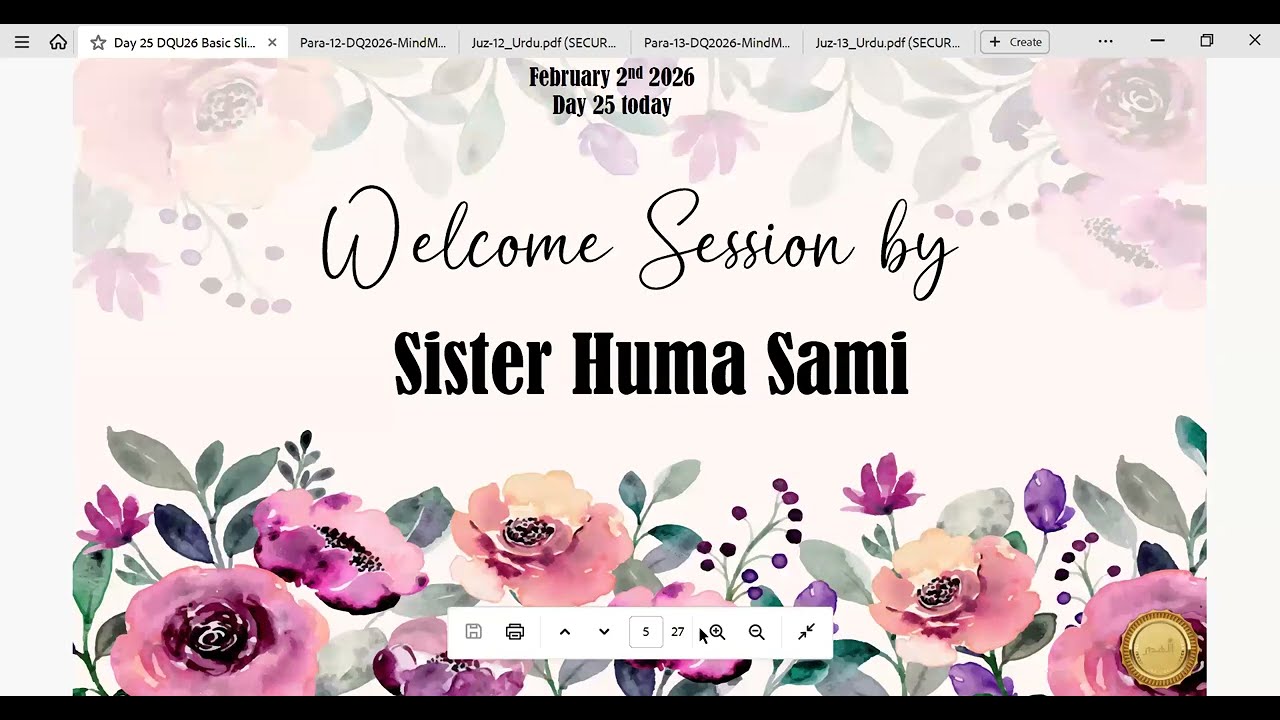Ramadan Hifdh Day 25 Surah Al-Munafiqoon February 2nd ,2026
