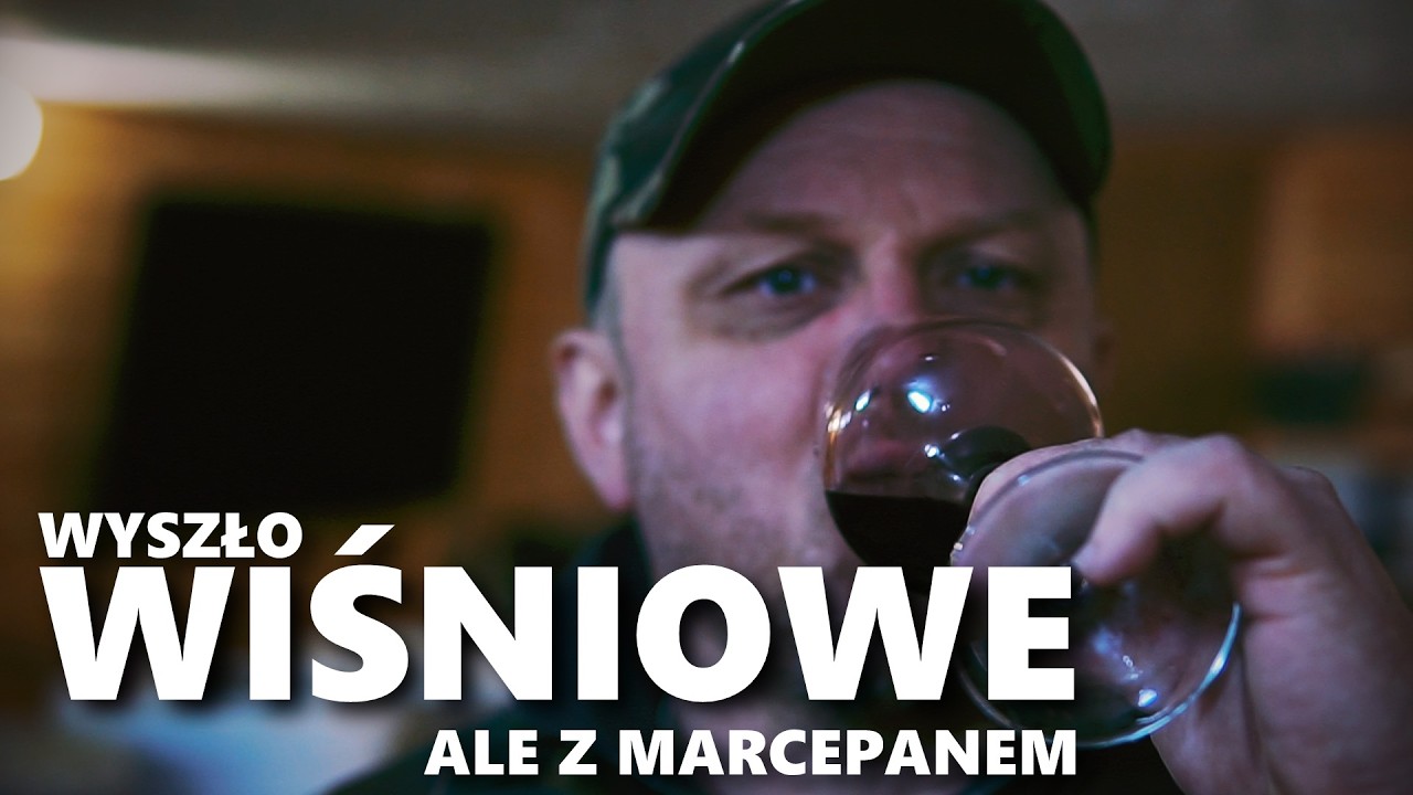 SŁODKIE WIŚNIOWE WINO o smaku PRALINEK z Marcepanem
