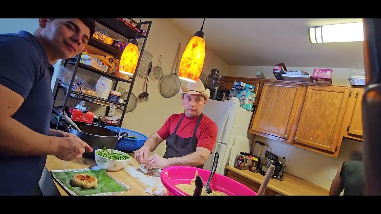 Asi no más están quedando los tamales 