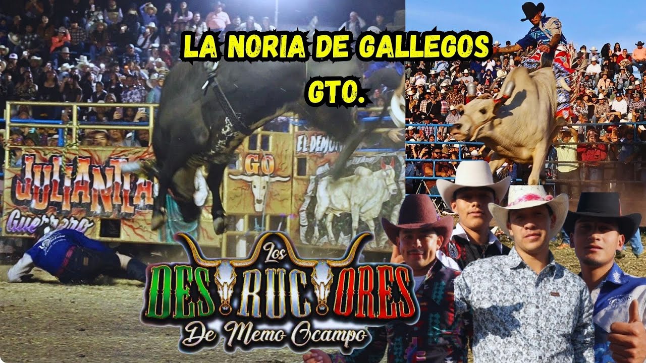 El jaripeo mas esperado en todo el año🔥Los Destructores de Memo Ocampo en la Noria de Gallegos Gto.