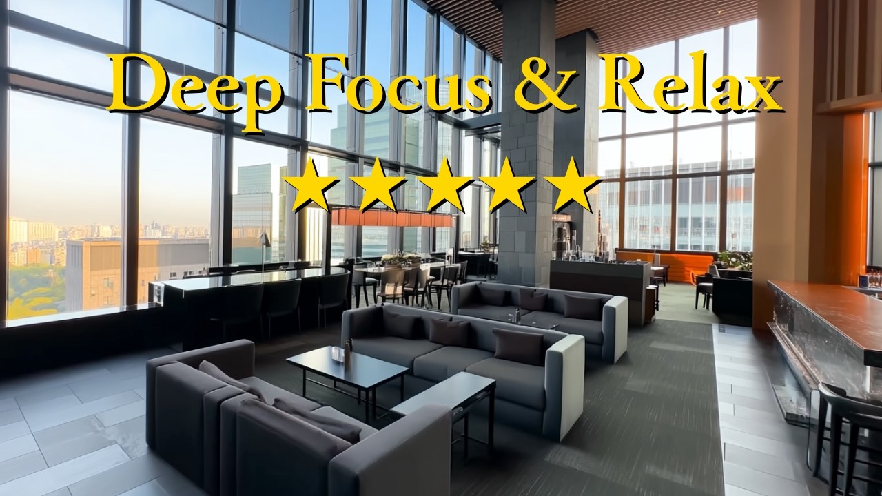 After Hours Escape: Sophisticated Moody Beats in a High-Rise Lounge