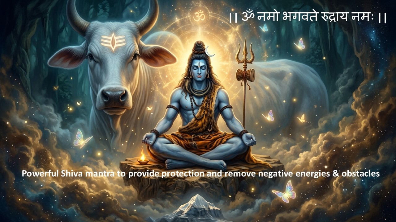Shiv Rudra Mantra | ॐ नमो भगवते रुद्राय नमः | Om Namo Bhagavate Rudraya Namah | Mini Mala - 21 times