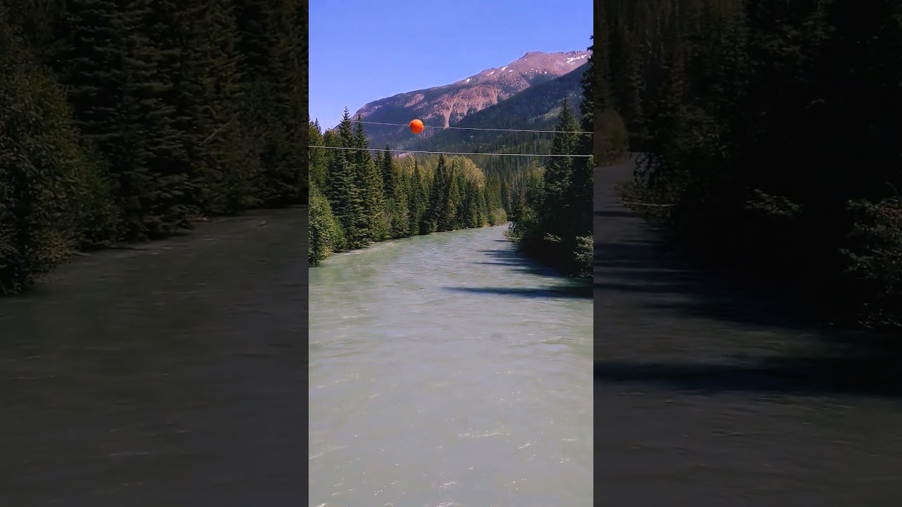 Beautiful British Columbia💚#nature #rzeka #g&oacute;ry #natura #offroad #river #camping #hiking #ca #shorts