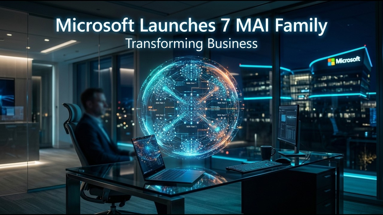 Microsoft запускает семейство из 7 моделей MAI, меняющих бизнес #MicrosoftMAI #ИскусственныйИнтел...