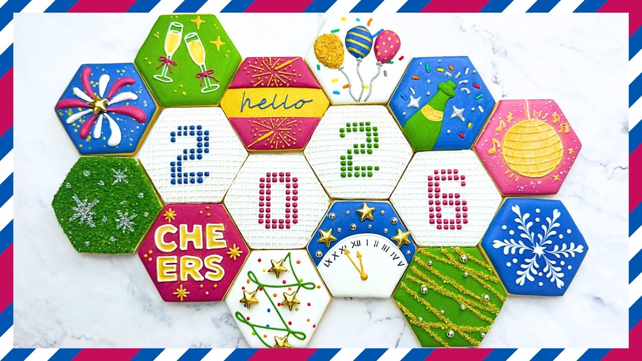 🥂Hello 2026! New Year Cookie Compilation~Satisfying Royal Icing~2026年お正月アイシング集🎉