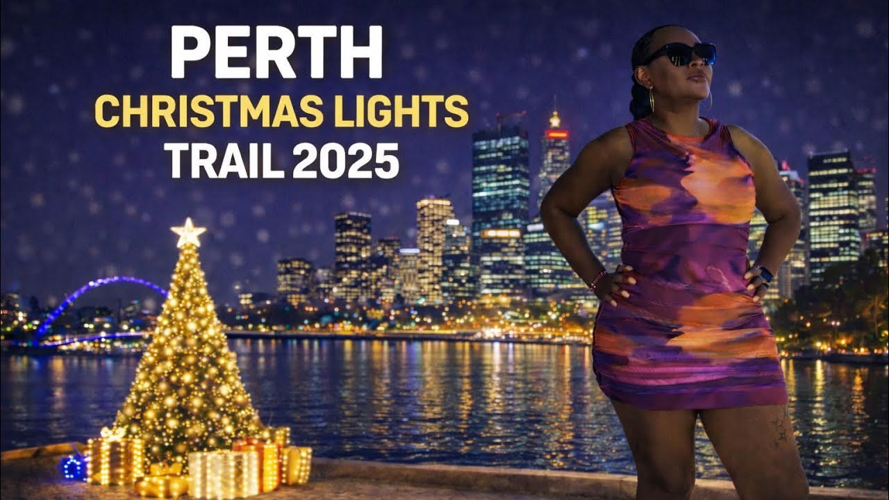 PERTH CITY | Christmas Lights Trail 2025 🇦🇺🦘🎄