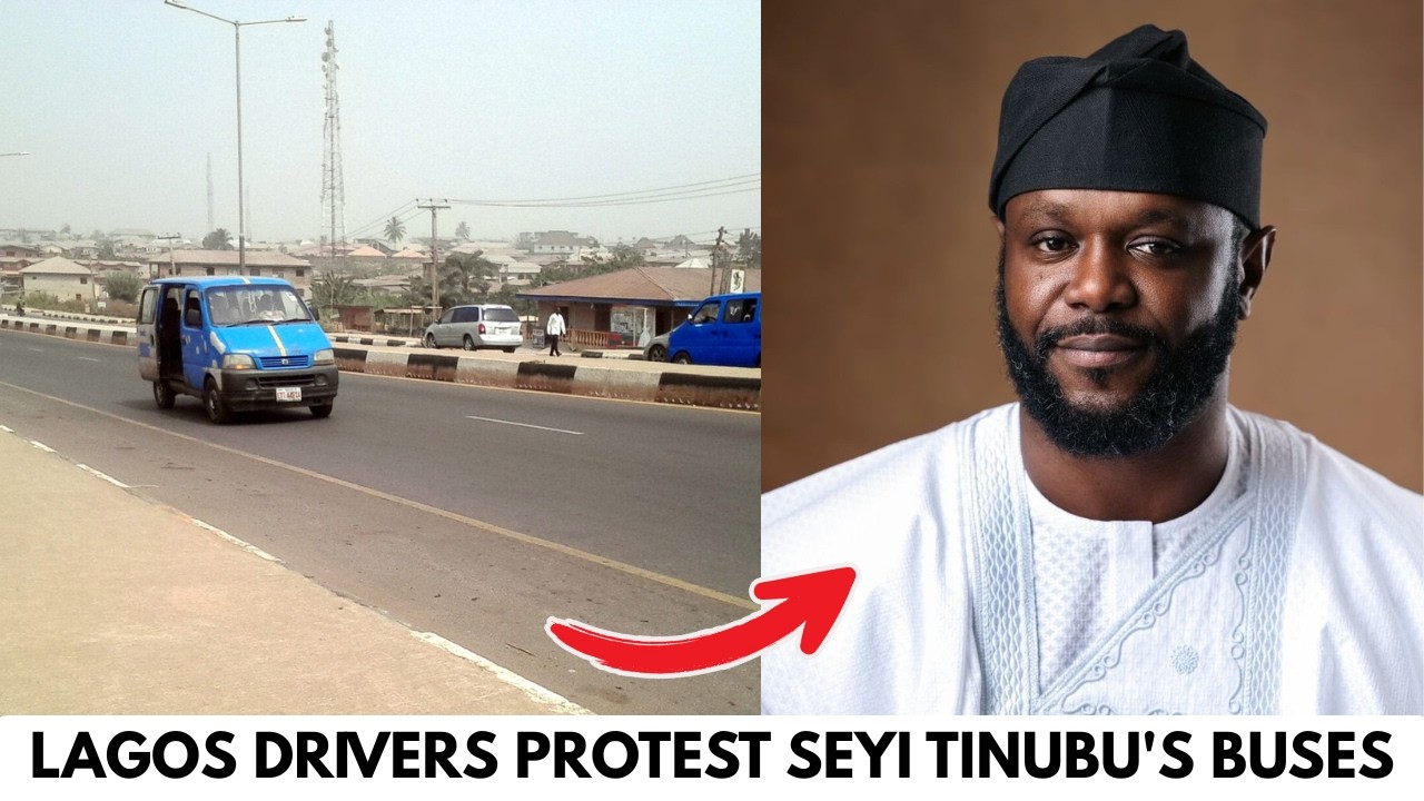 Lagos Drivers Protest Seyi Tinubu's Buses – VGC Road Blockade