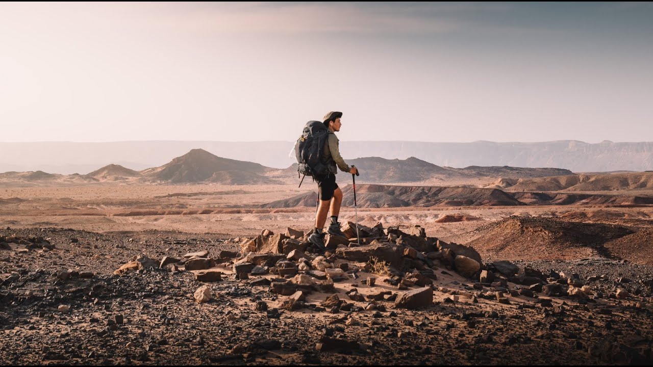 Solo hiking 6 days in Ramon Crater - שישה ימים לבד בשביל סובב  מכתש רמון