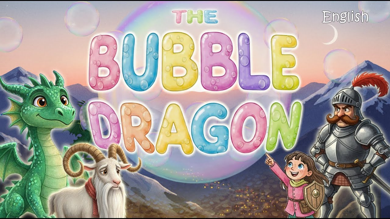 The Bubble Dragon | Winter Story | Bedtime Story for Kids | Origina Story l English