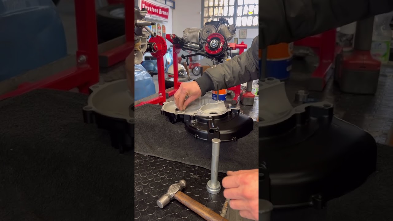 assembly engine vespa large frame ASMR