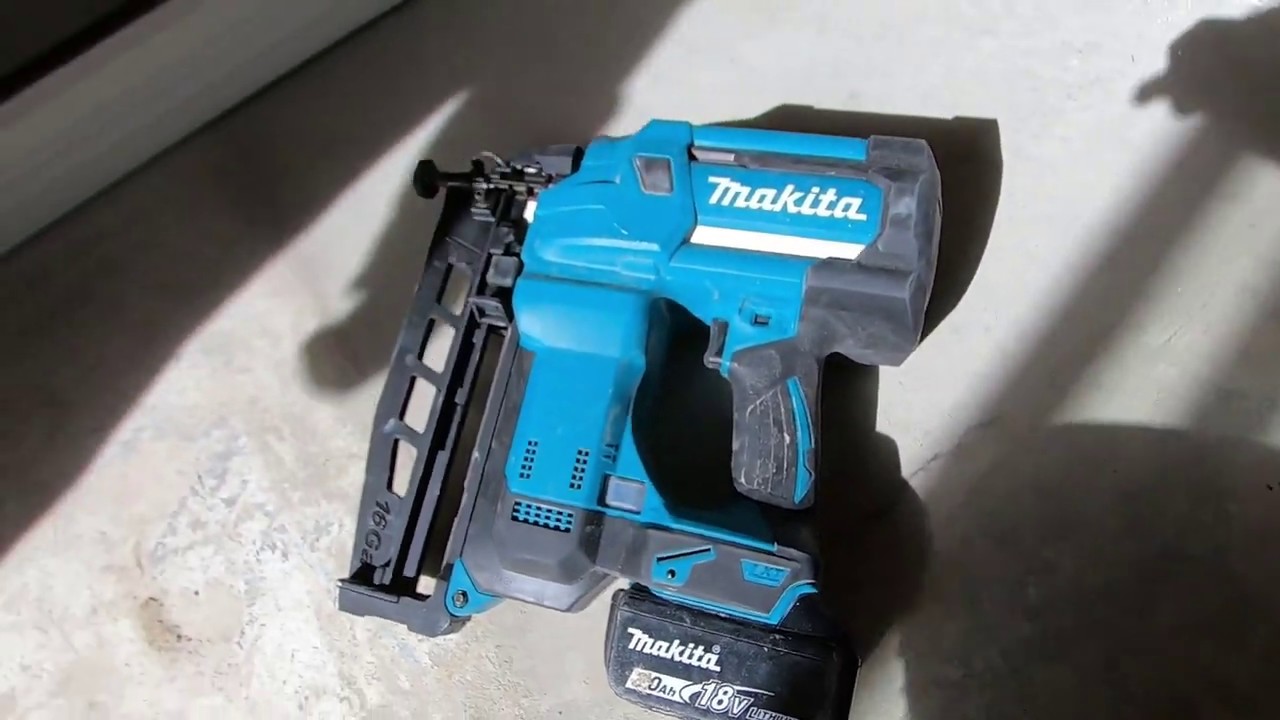 16 GA Makita finish nailer (REVIEW)