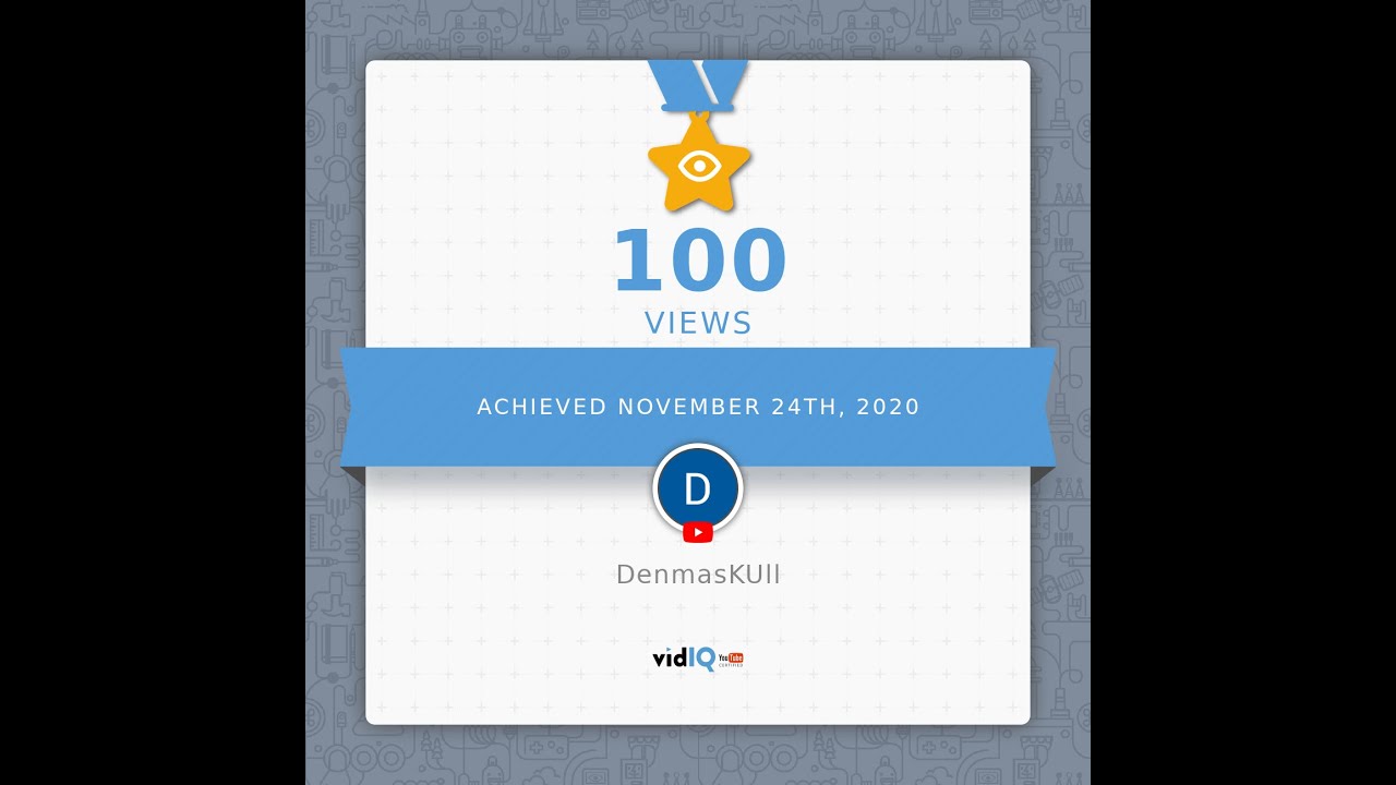 100 VIEWS IN 1 WEEK  l  LETS MAKE IT 200 WITH DENMASKULL