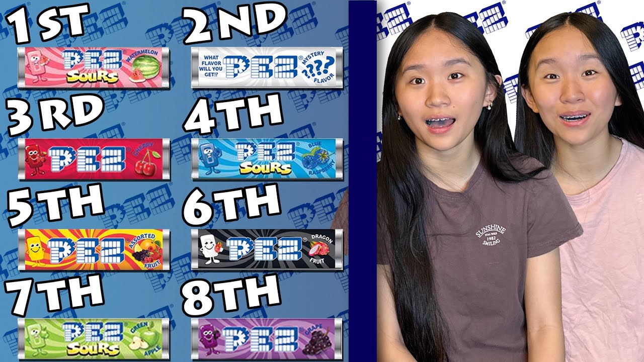 Every PEZ Flavor Ranked! | Janet and Kate