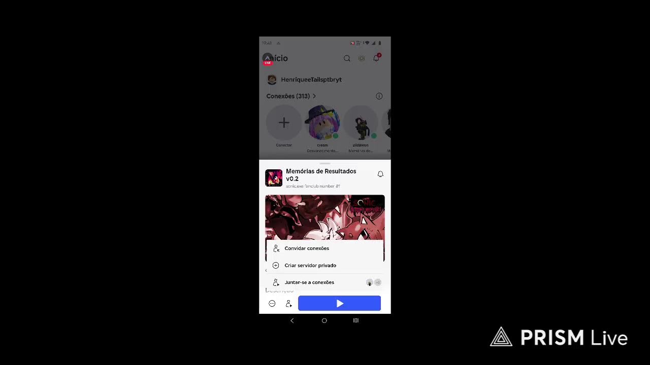 Transmissão ao vivo de Henrique e tails pt br